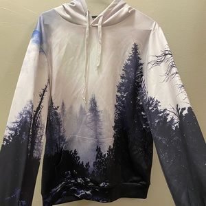 Tree Forest Photo Sweatshirt